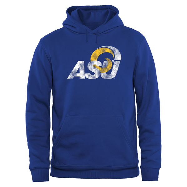 Men NCAA Angelo State Rams Big Tall Classic Primary Pullover Hoodie Royal->more ncaa teams->NCAA Jersey